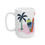 Thumbnail: Fun Beach Style Coffee Mug, Ceramic Coffee Cup, 11oz or 15oz Size, Perfect Gift