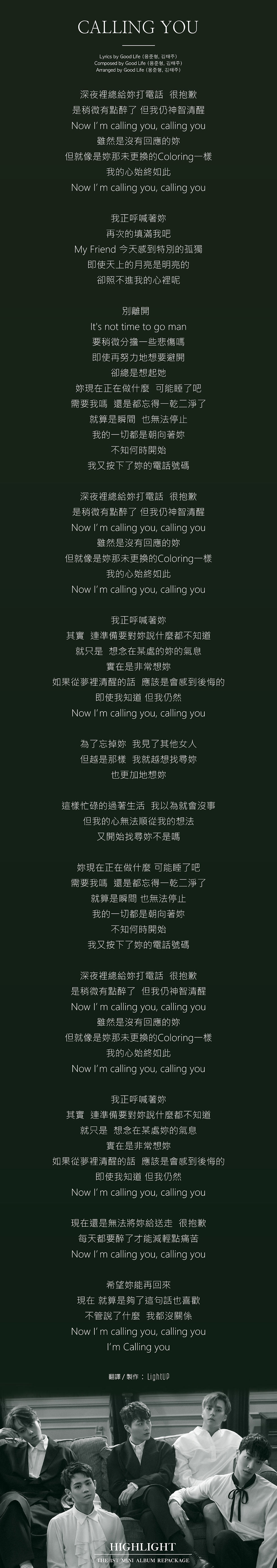 01 CALLING YOU
