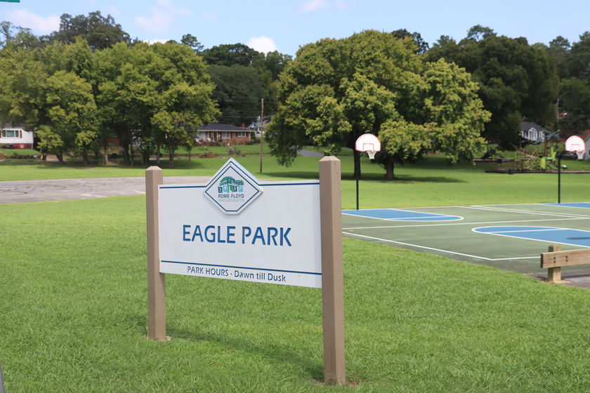 Eagle Park sign 