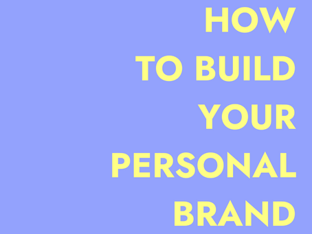 How to build your personal brand