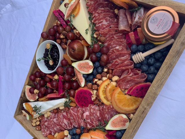Arranged Food and Objects