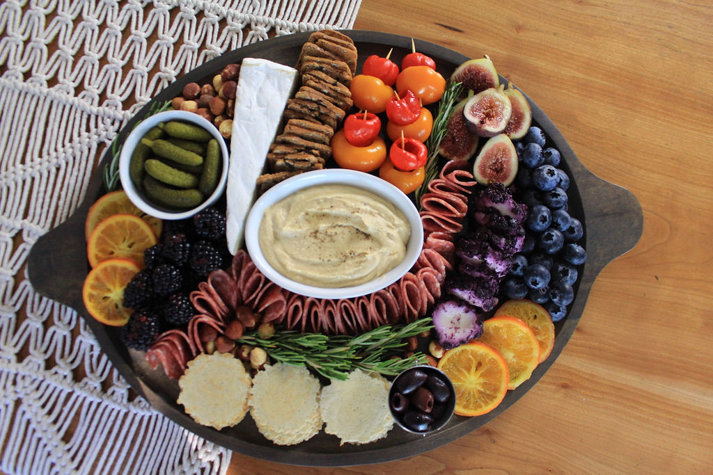 Arranged Food and Objects