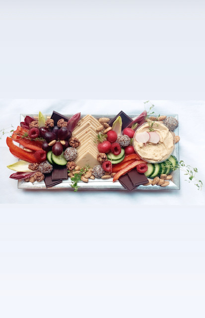 Arranged Food and Objects