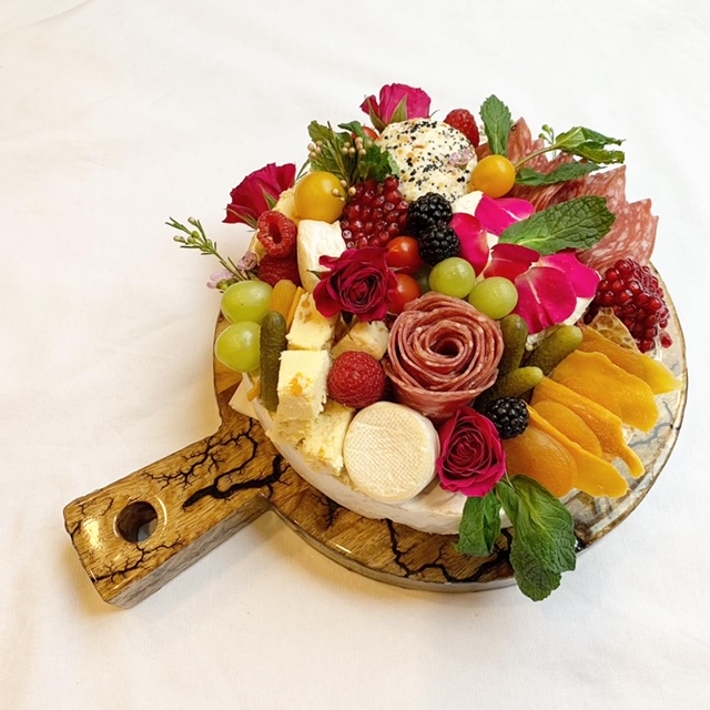 Arranged Food and Objects