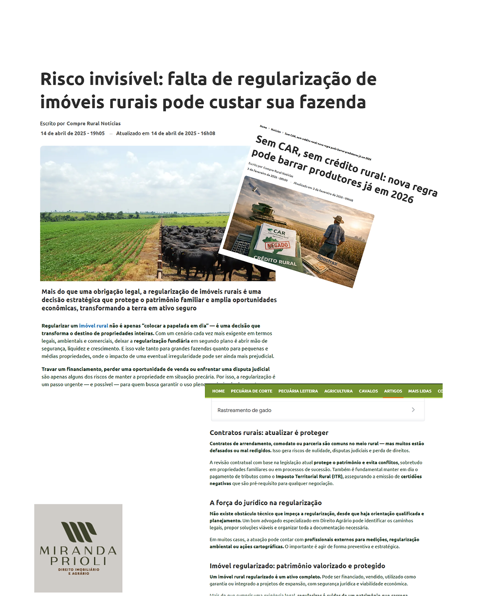 Você pode perder um importante financiamento por achar que seu imóvel está regular para garantir a operação!