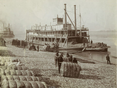 The Tennessee River and Commerce at Eaves Ferry