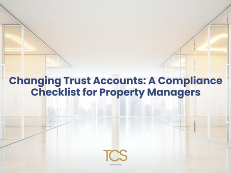 Changing Trust Accounts: A Compliance Checklist for Property Managers