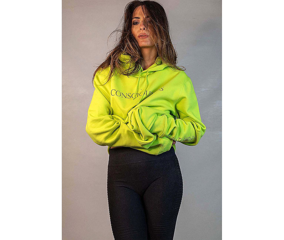Miniatura: OVERSIZE LIME GREEN HOODIE