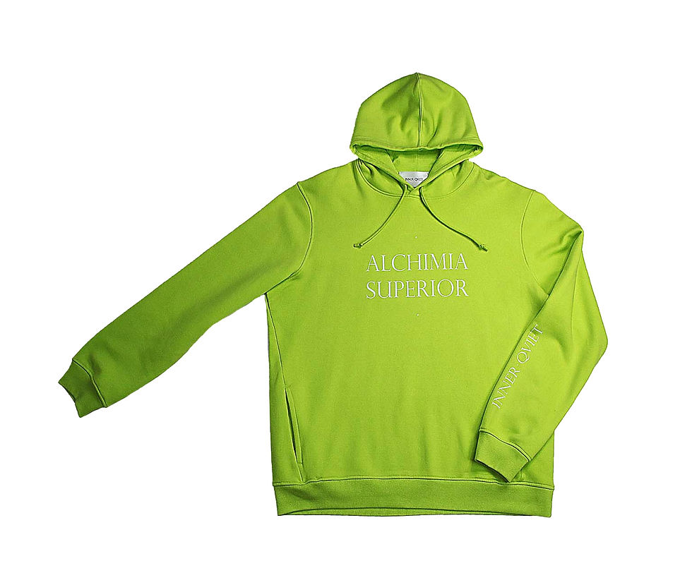 Miniatura: OVERSIZE LIME GREEN HOODIE
