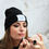 Miniatura: BLACK BEANIE // WHITE LABEL