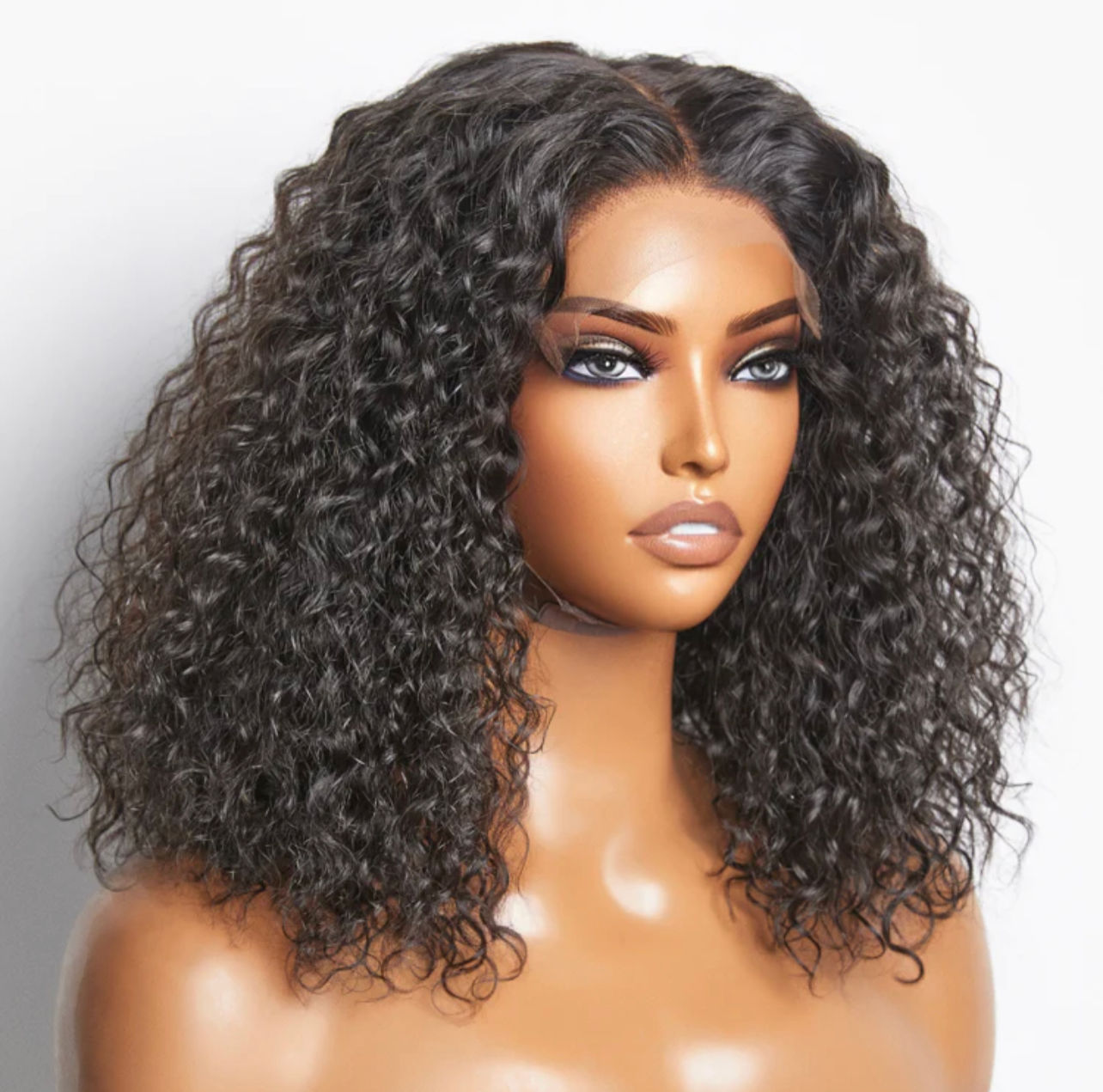 5x5 water wave closure wig 150 density 