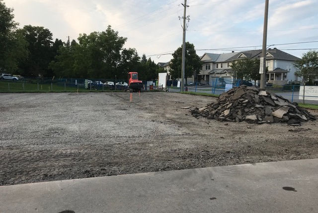 August 2-4  Asphalt Removal Completed; Site Grading Commenced