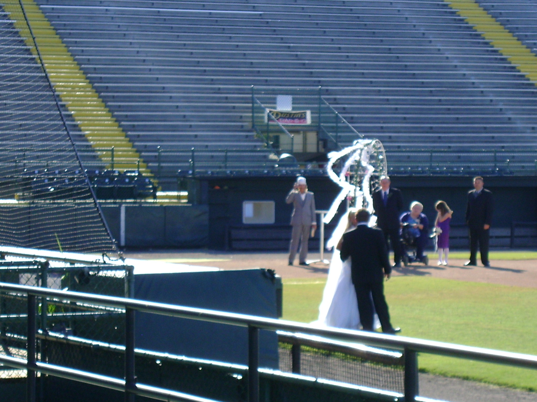 Ball Park Wedding