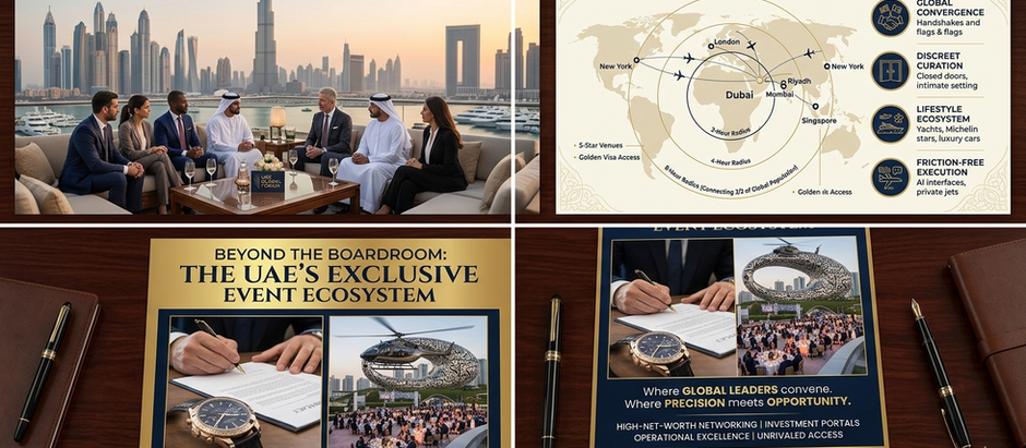 Beyond the Boardroom: Why Global Executives and HNWIs are Magnetized by UAE’s Event Ecosystem