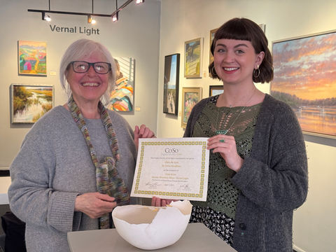 Clare De Lune was awarded First Prize in the Copley Society of Art's Spring 2025 Members Exhibit. 