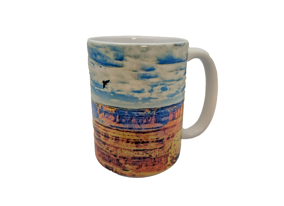 15 oz Ceramic Mug #38 - Featuring Artistic Landscape by Tom Redman