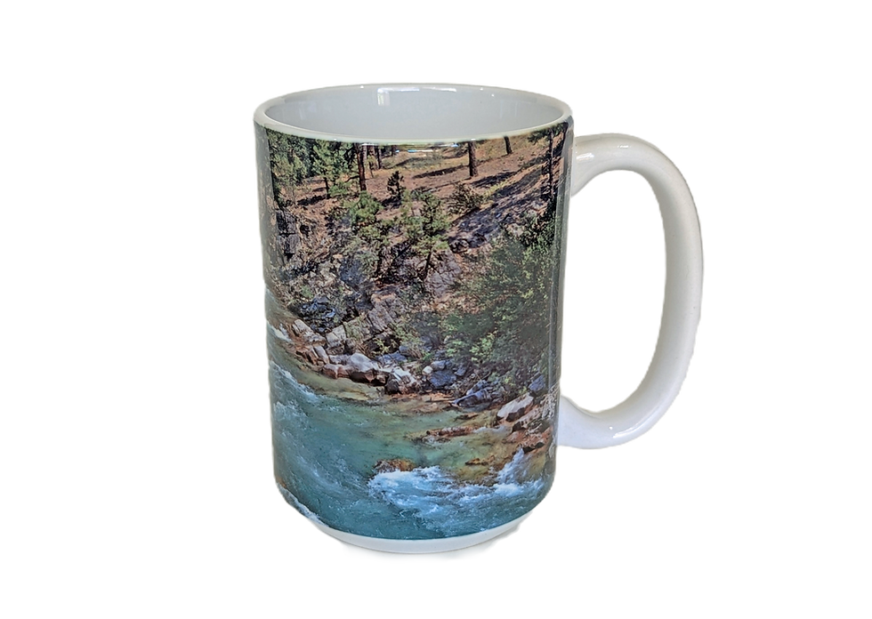 15 oz Ceramic Mug #13– Featuring Artistic Landscape by Tom Redman