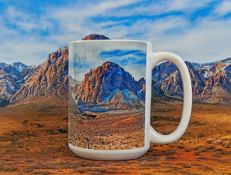 Thumbnail: #115 Winter Light at Red Rock Canyon | Fine Art Landscape Photography Print
