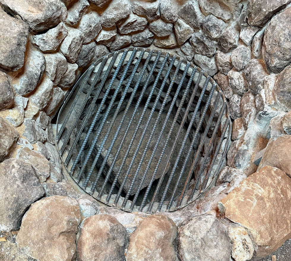 The "Old Man" - or an ancient Metallic Meteor that sets the foundation for the Sacred Star Lodge Fire Circle.
