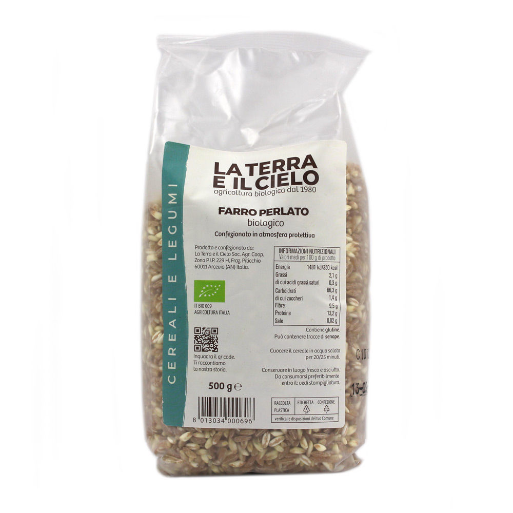 Semi di farro perlato
500 gr