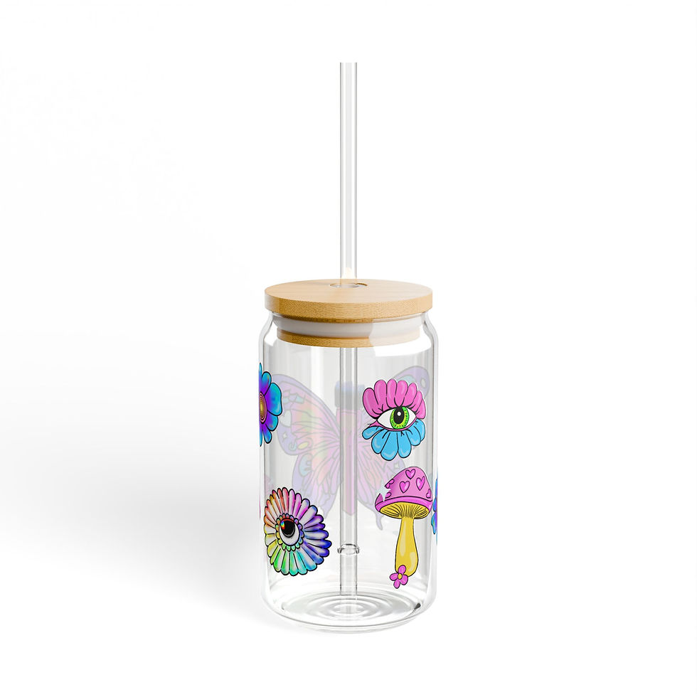 Thumbnail: "Paintbrusherfly V.2 2025" Sipper Glass, 16oz