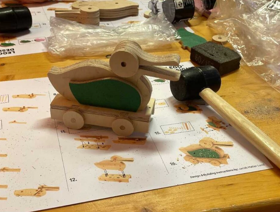 Wooden duck toy from the Rare LEGO® Item Portfolio.