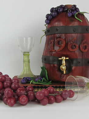 Weinfass-Torte zum 50. Geburtstag