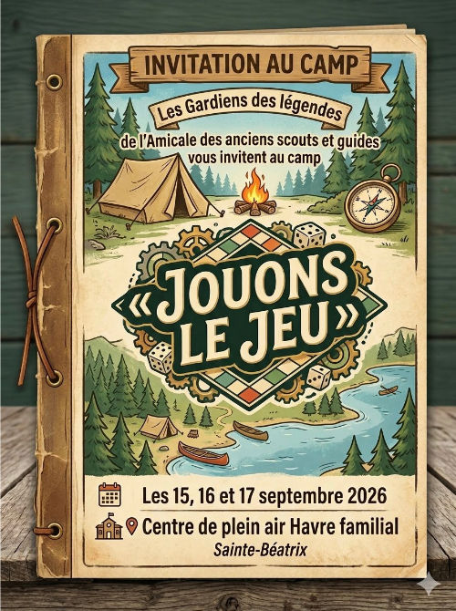 Camp des Gardiens des Légendes 2026