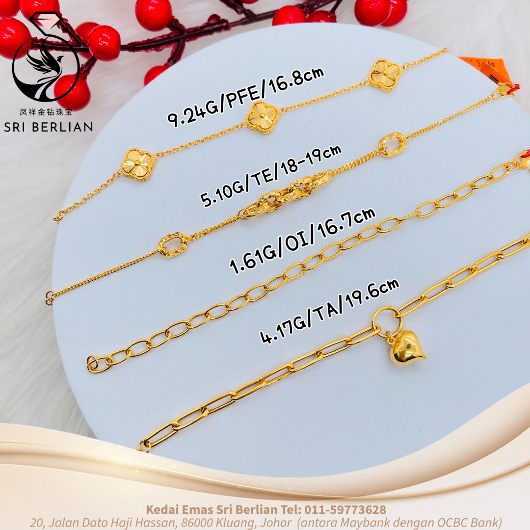 916 Gold Bracelet 15