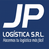 Logo de JP LOGISTICA SRL con dos iniciales JP color blanco y fondo azul