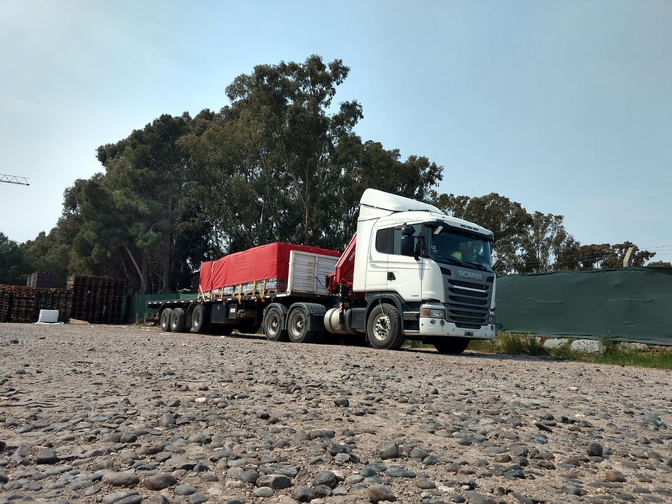 Transportando cargas generales hacia localidades de la Patagonia