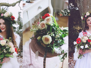 Das Winter Wonderland After Wedding-Shooting und wenn Tapeten- Träume wahr werden!