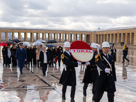 10 Kasım’da Anıtkabir’de Çelenk Töreni Gerçekleştirdik