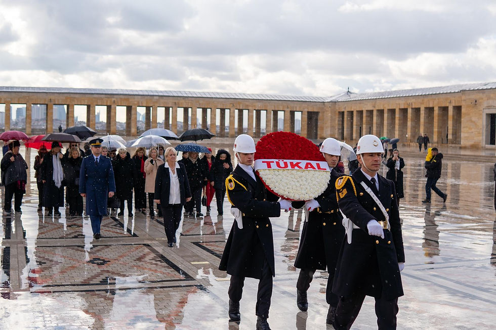 10 Kasım’da Anıtkabir’de Çelenk Töreni Gerçekleştirdik