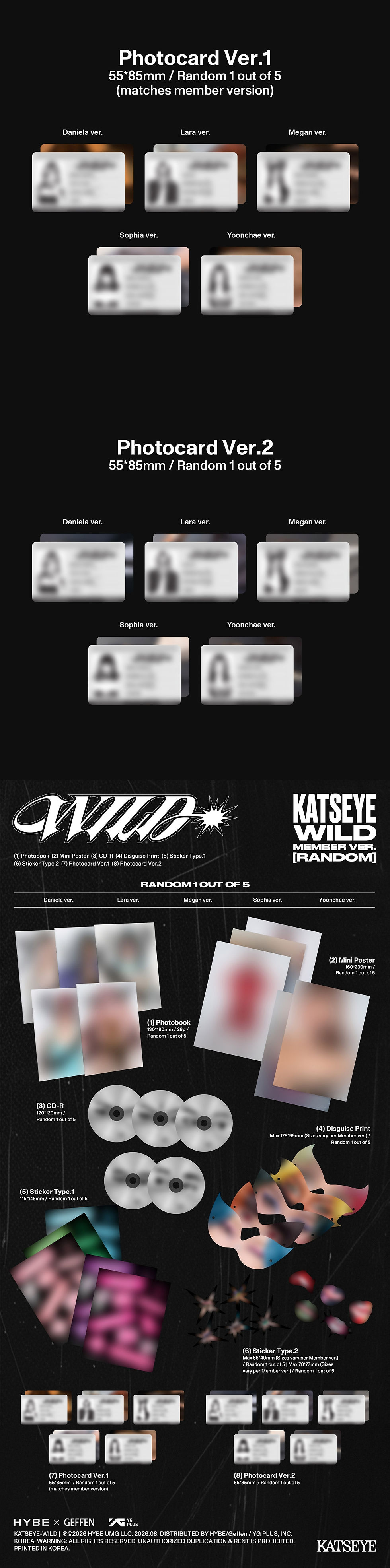 Thumbnail: KATSEYE - Wild [Member ver.] [POB]