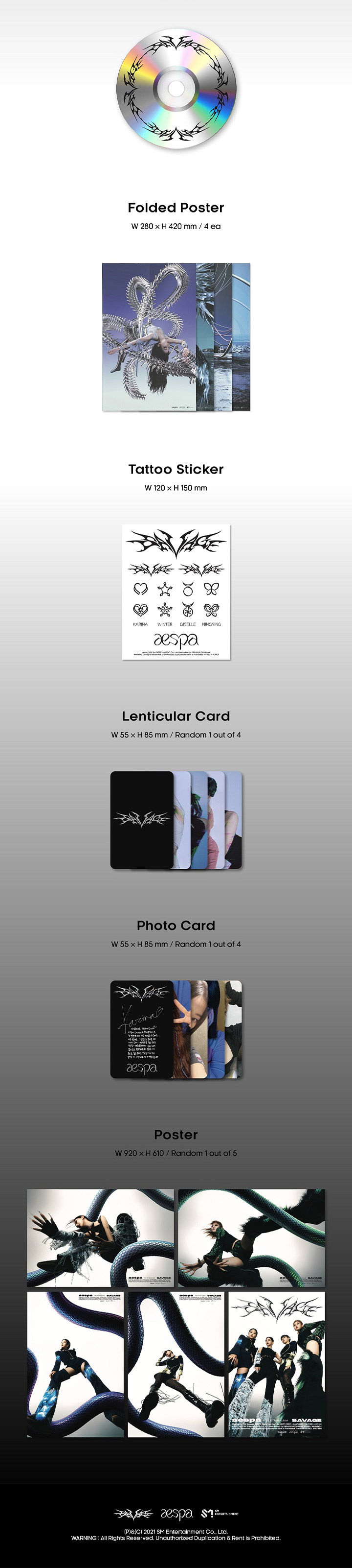 Thumbnail: AESPA - Savage [Photobook/Hallucination Quest Ver] (Random ver.)