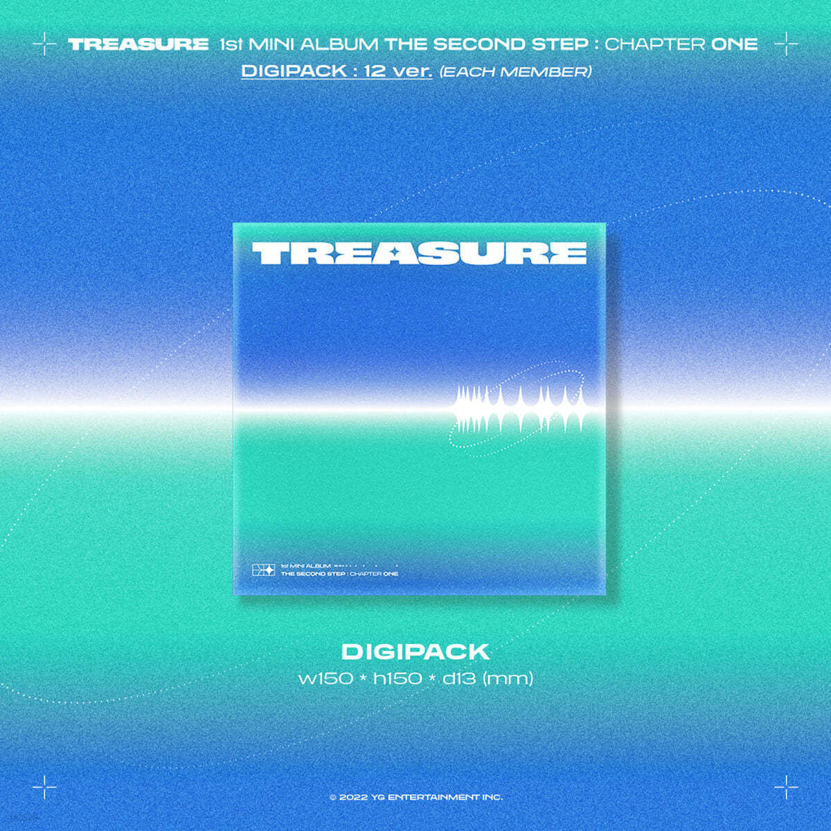 TREASURE - THE SECOND STEP : CHAPTER ONE [DIGIPACK Ver.] ( Random ver.)