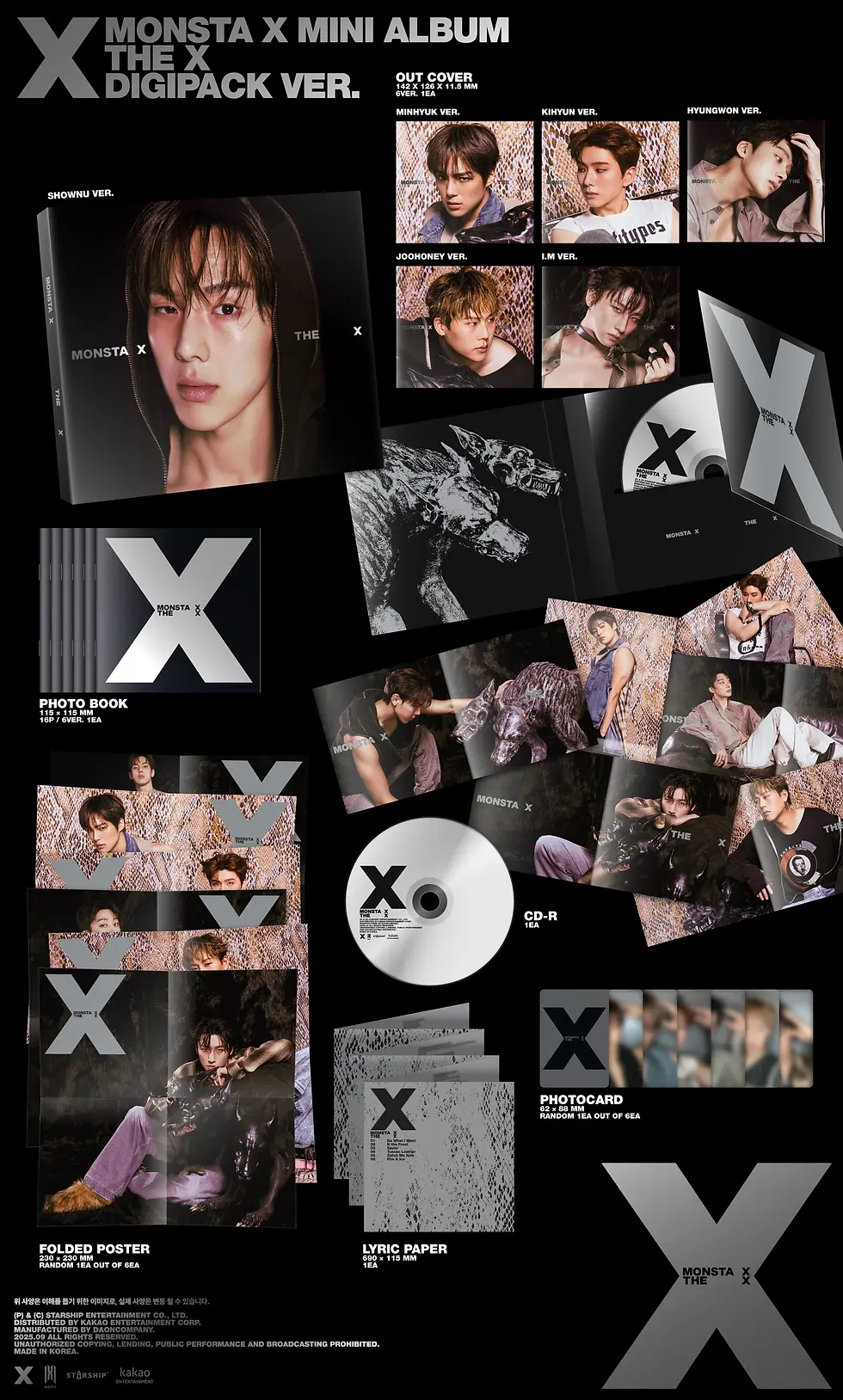 Thumbnail: MONSTA X - The X [Digipack ver.]