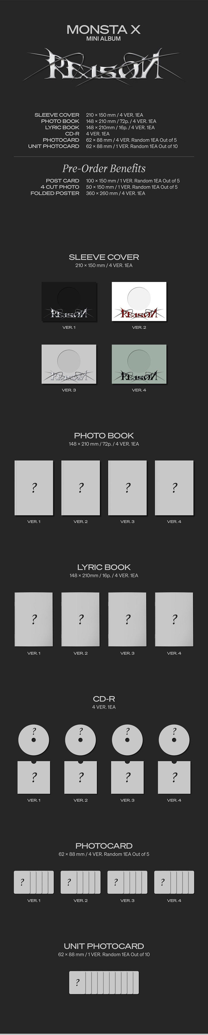 Thumbnail: MONSTA X - REASON (Random Ver.)