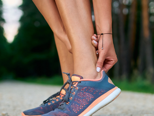 Lady with Achilles Tendon Pain in Tadworth
