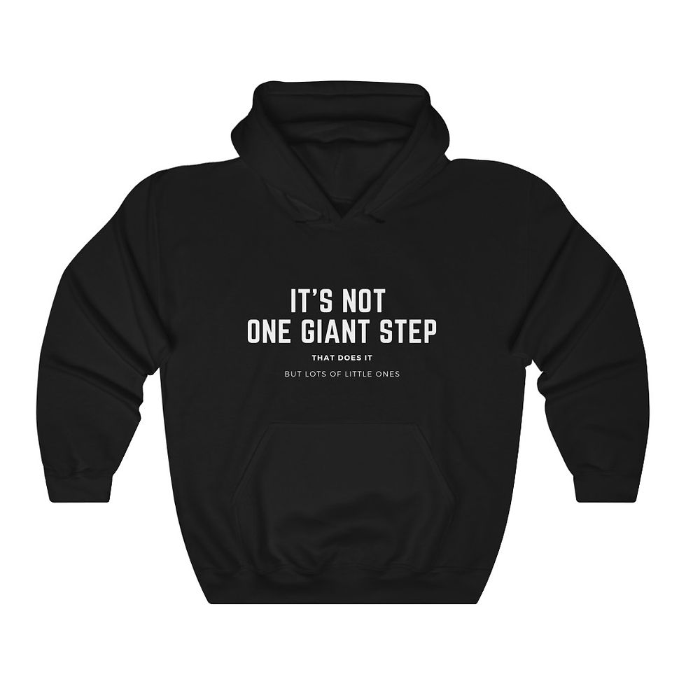 Thumbnail: It's Not One Giant Step That Counts - Unisex Premium Hoodie