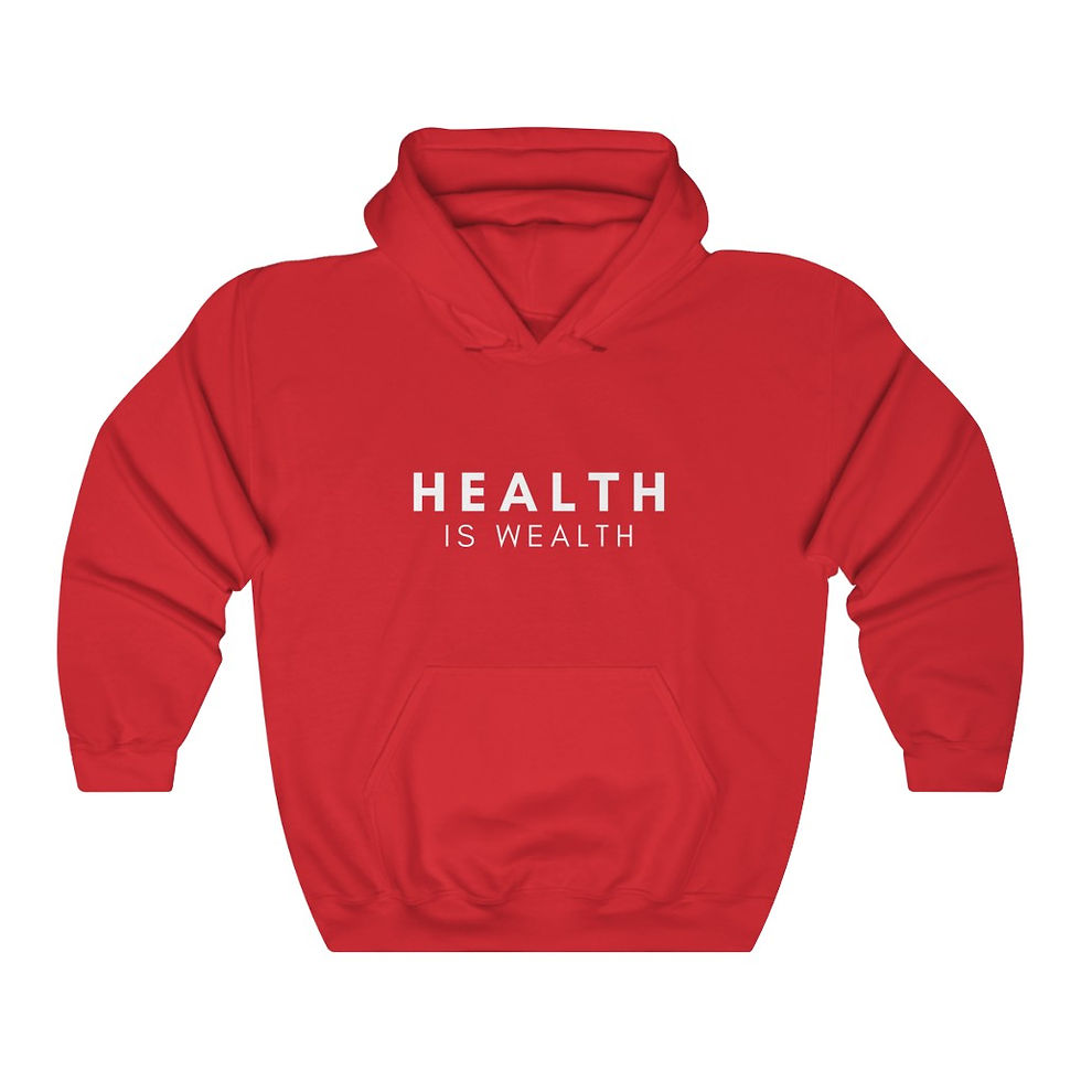 Thumbnail: Health Is Wealth - Unisex Premium Hoodie