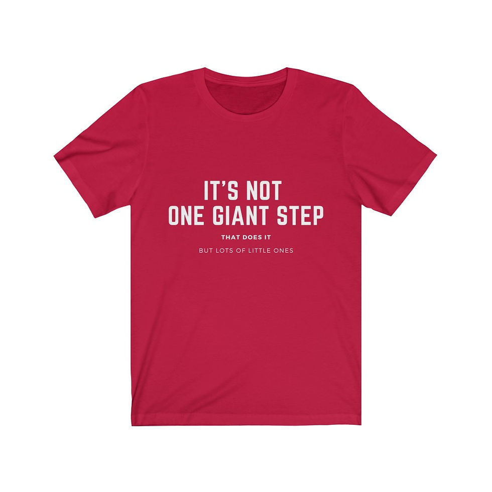 Thumbnail: It's Not One Giant Step That Counts - Unisex Premium T-Shirt