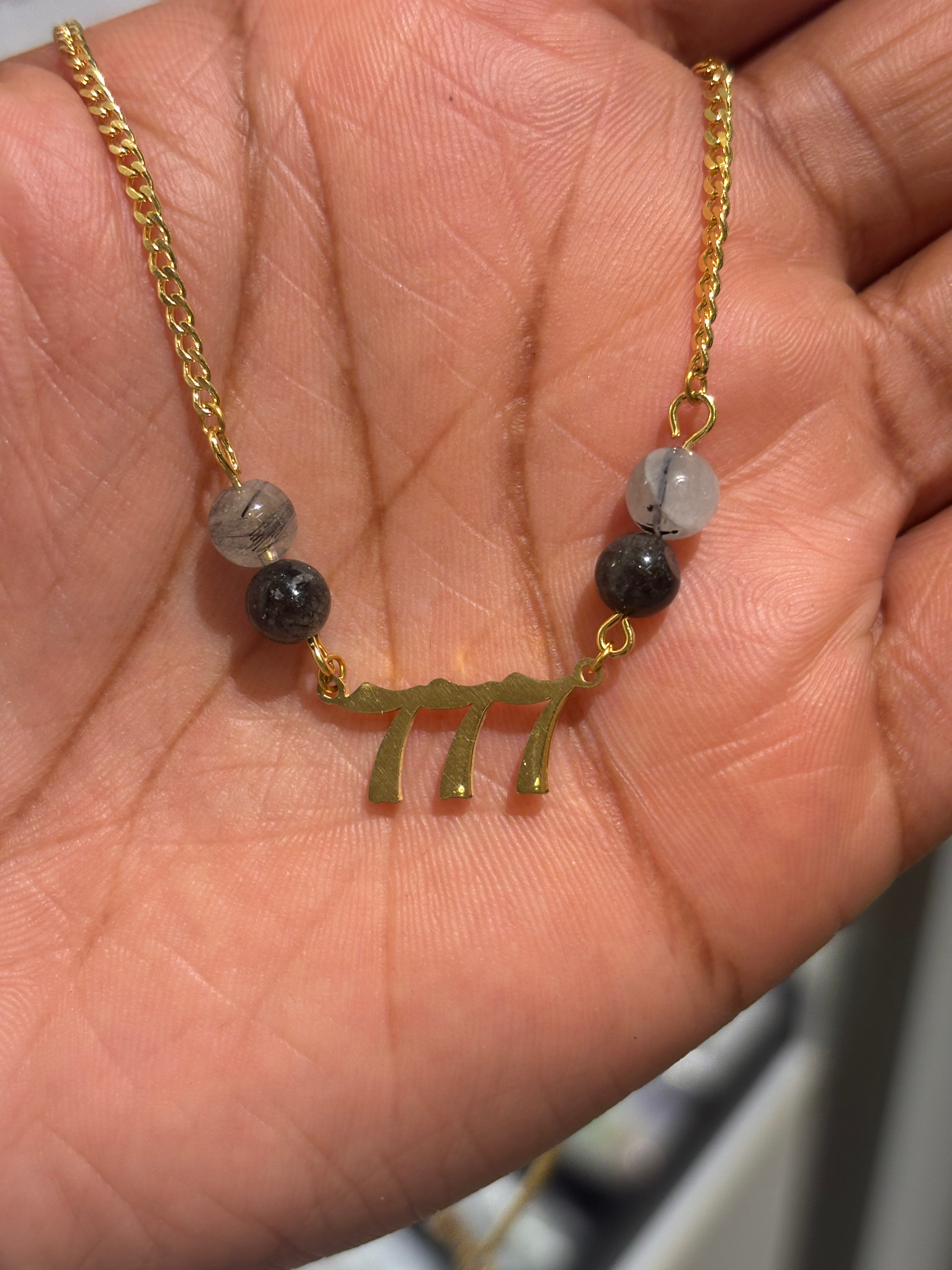 Tourmalated Quartz  - Gold (Mini)