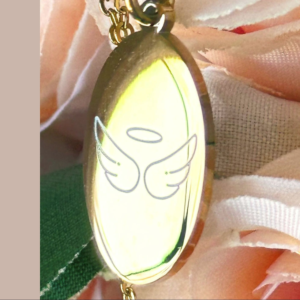 Thumbnail: Elegant, Minimalist & Personalized Oval Pendant (Stainless Steel or Gold Plated)