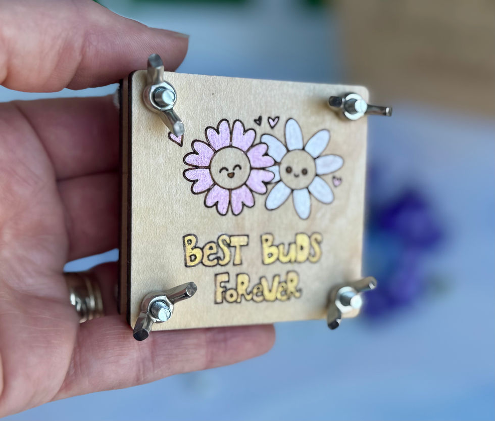 Thumbnail: Springtime Hand Painted Mini Flower Press.