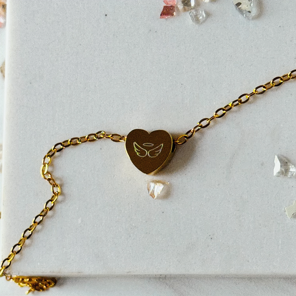Thumbnail: Tiny Heart Necklace (Stainless Steel or Gold Plated)