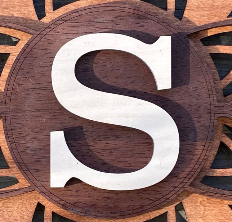 Thumbnail: Decorative Swirl Multilayer Sign