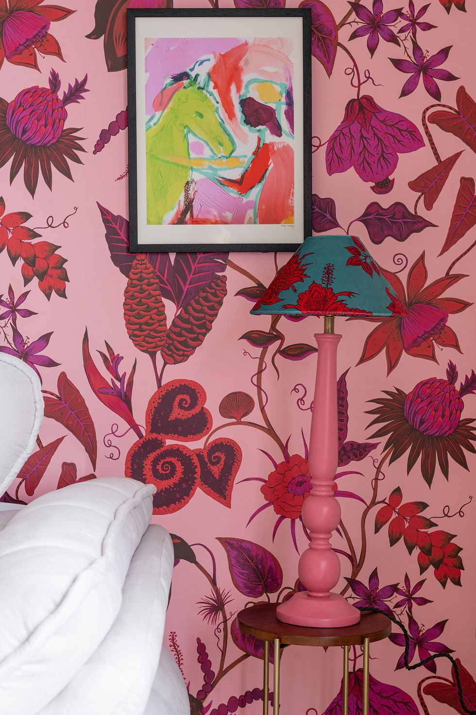 Miniature : Vida Wallpaper in Rhodonite-Pink