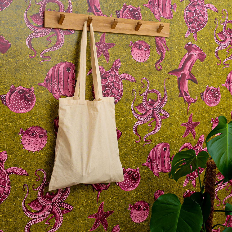 Miniature : Thalassophile Wallpaper in Chartreuse